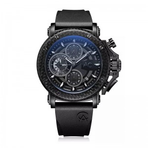 Alexandre Christie AC 9205 Carbon Limited Edition Full Black Rubber MCREPBAGL